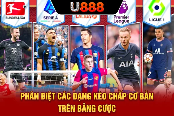 Phân biệt các dạng kèo chấp cơ bản trên bảng cược