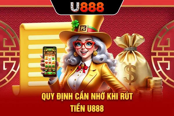 Quy định cần nhớ khi rút tiền U888